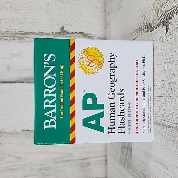 Barron's Office Barrons Ap Human Geography Flashcards Fourth